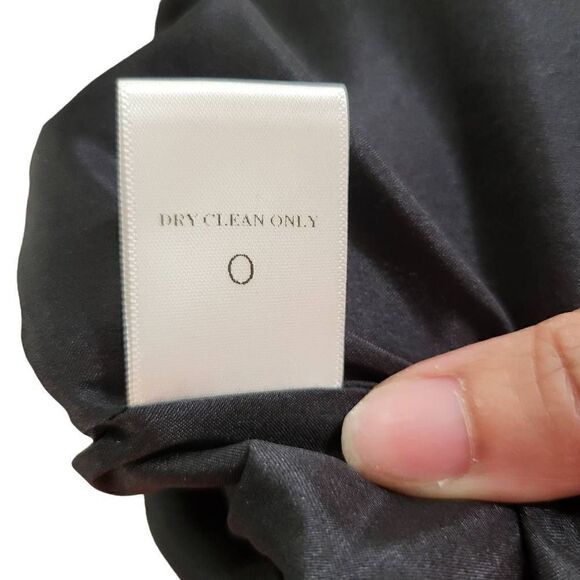 A.L.C. One Shoulder Viscose Dress Black sz XS - Picture 5 of 10